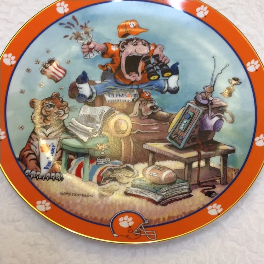 Danbury Mint Clemson Ultimate Fan Plate
